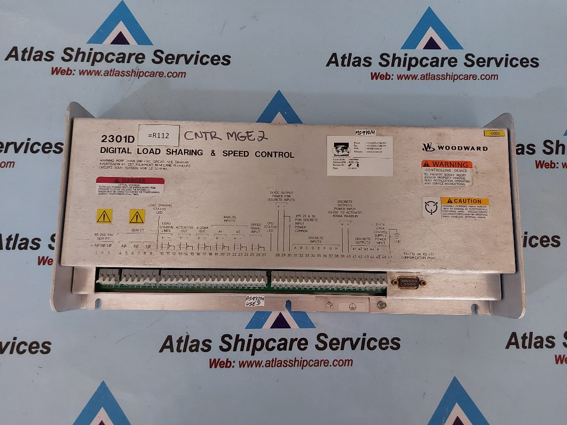 Woodward 90701-9 2301D Digital Load Sharing & Speed Control